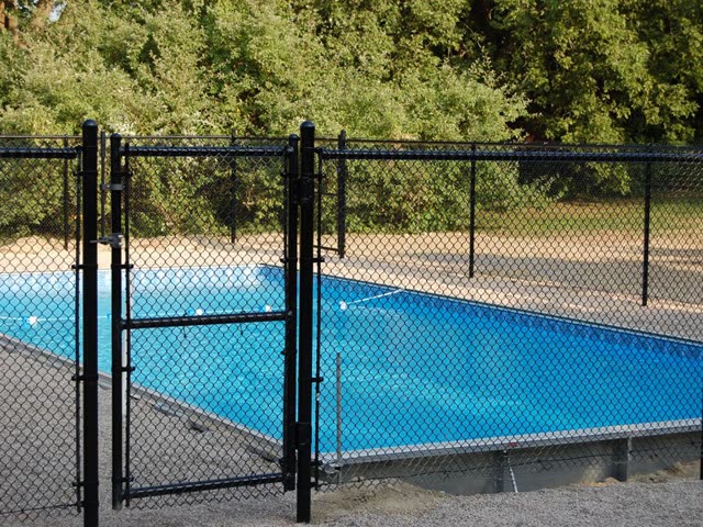 Chain link fence